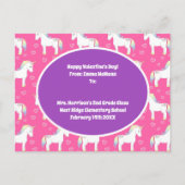 Carte de la Saint-Valentin pour la classe de jolis (Dos)