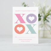 carte de la Saint-Valentin pour la classe en forme (Debout devant)