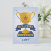Carte de la Saint-Valentin pour la classe Trophée (Debout devant)