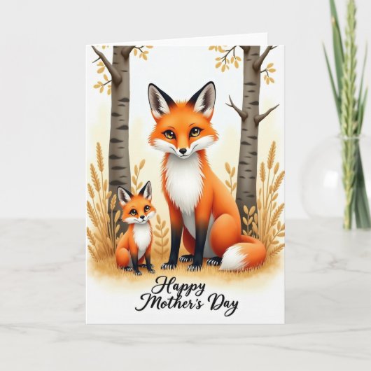 Carte de la Saint-Valentin pour la forêt rayée (Devant)