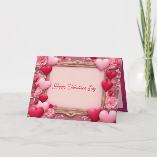 Carte de la Saint-Valentin pour la petite amie la (Devant)