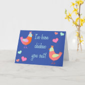 Carte de la Saint-Valentin pour lâche (Fleur jaune)