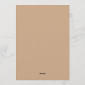 Carte de la Saint-Valentin pour l'amour de la pizz (Dos)