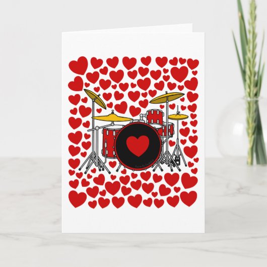 Carte de la Saint-Valentin pour l'anniversaire de (Devant)