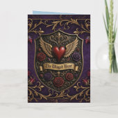 carte de la Saint-Valentin pour l'anniversaire d'u (Dos)