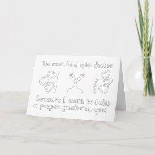 Carte de la Saint Valentin pour le docteur Spin