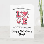 Carte de la Saint-Valentin pour les professionnels (Devant)