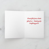 Carte de la Saint-Valentin pour les professionnels (Intérieur)