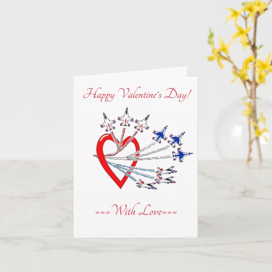 Carte de la Saint-Valentin pour les Thunderbirds (Fleur jaune)