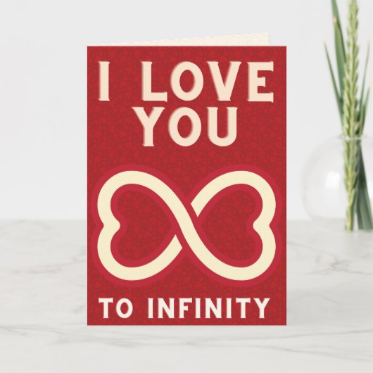 Carte de la Saint-Valentin pour l'infini et au-del (Devant)