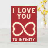 Carte de la Saint-Valentin pour l'infini et au-del (Fleur jaune)