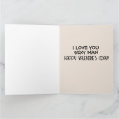 CARTE DE LA SAINT-VALENTIN POUR MARI JE T'AIME GRA (Intérieur)