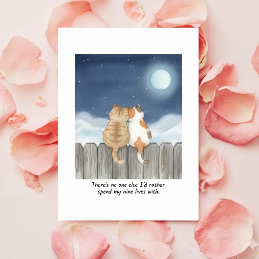 Carte de la Saint-Valentin pour mari ou femme avec