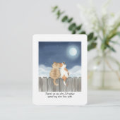 Carte de la Saint-Valentin pour mari ou femme avec (Debout devant)