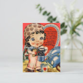 Carte de la Saint-Valentin pour mécanicien automob (Debout devant)