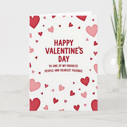Carte de la Saint-Valentin pour Meilleure Amie (Devant)