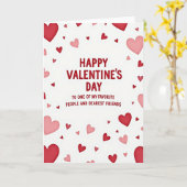 Carte de la Saint-Valentin pour Meilleure Amie (Fleur jaune)