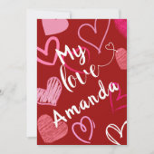 Carte de la Saint-Valentin pour mon amour (Devant)