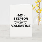 Carte de la Saint-Valentin pour mon beau-fils (Fleur jaune)