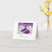 Carte de la Saint-Valentin pour ours polaire (Fleur jaune)