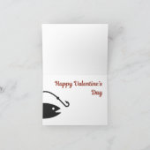 Carte de la Saint-Valentin pour pêcheur (Intérieur)