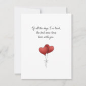 Carte de la Saint-Valentin pour petit ami petite a (Devant)