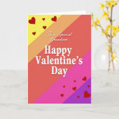 Carte de la Saint-Valentin pour petit-fils (Fleur jaune)