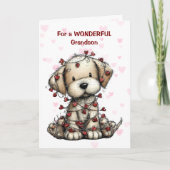 Carte de la Saint-Valentin pour petit-fils mignon (Devant)