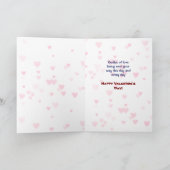 Carte de la Saint-Valentin pour petit-fils mignon (Intérieur)