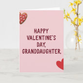 Carte de la Saint-Valentin pour petite-fille (Fleur jaune)