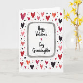 Carte de la Saint-Valentin pour petite-fille (Fleur jaune)