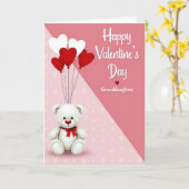 Carte de la Saint-Valentin pour petite-fille (Fleur jaune)