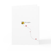 Carte de la Saint-Valentin pour punir l'abeille Ka