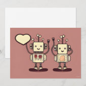 Carte de la Saint-Valentin pour robots grille-pain (Devant / Derrière)
