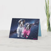 Carte de la Saint-Valentin pour Terrier de Boston (Dos)