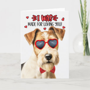 Carte de la Saint-Valentin pour toi, Fox Terrier a