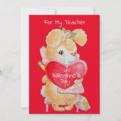 Carte de la Saint-Valentin pour un bon enseignant (Devant)