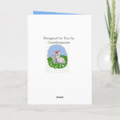 Carte de la Saint-Valentin pour un mignon couple d (Dos)