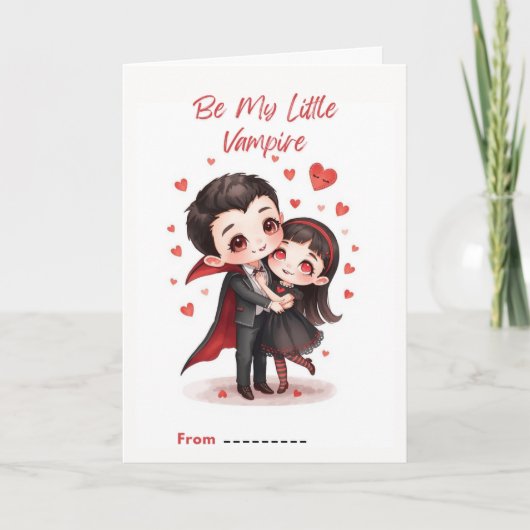 Carte de la Saint-Valentin pour un mignon petit co (Devant)