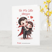 Carte de la Saint-Valentin pour un mignon petit co (Fleur jaune)