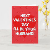 Carte de la Saint-Valentin pour votre futur mari (Fleur jaune)