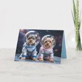 Carte de la Saint-Valentin pour Yorkie (Dos)