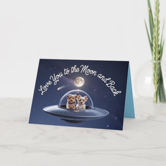 Carte de la Saint-Valentin pour Yorkie (Devant)