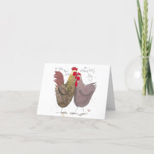 Carte de la Saint-Valentin - Poussins en amour
