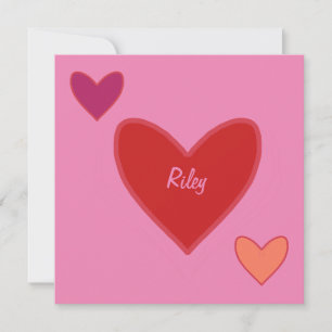 Carte de la Saint-Valentin Pretty Hearts