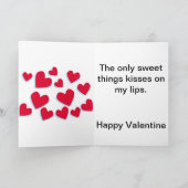 Carte de la Saint-Valentin Quelque Chose de Doux (Intérieur)