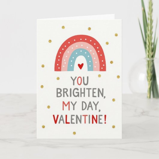 Carte de la Saint-Valentin Rainbow Bright (Devant)