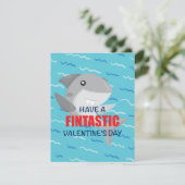 Carte de la Saint-Valentin requin (Debout devant)