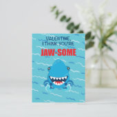 carte de la Saint-Valentin requin (Debout devant)