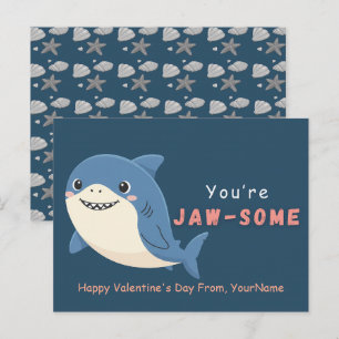 Carte de la Saint-Valentin Requin Mignon – T’es Mâ